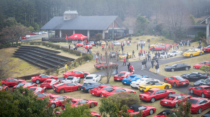 Illustration for article titled This Is How Japan's Ferrari Owners Do Brunch